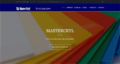 Desktop Screenshot of mastercryl.com.br