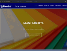 Tablet Screenshot of mastercryl.com.br